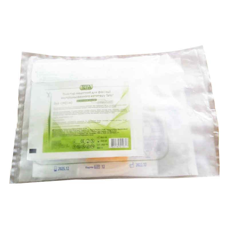 Система для вливання інфузійних розчинів (катетер 20G з пластирем)